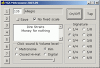 YGS Metronome - метроном для музыкантов YGS Metronome - метроном для музыкантов