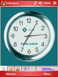 Chronos alarm clock 3.5.2: будильники в ассортименте для Pocket PC
