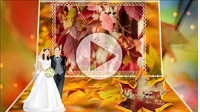 Шаблоны для слайд-шоу «Осенний свадебный вальс»