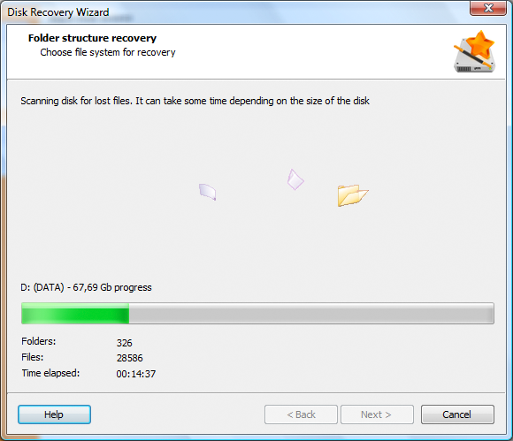 disk recovery wizard